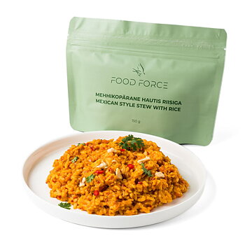Food Force | Mexican Style Stew med ris  | Frysetørret mad | 150g