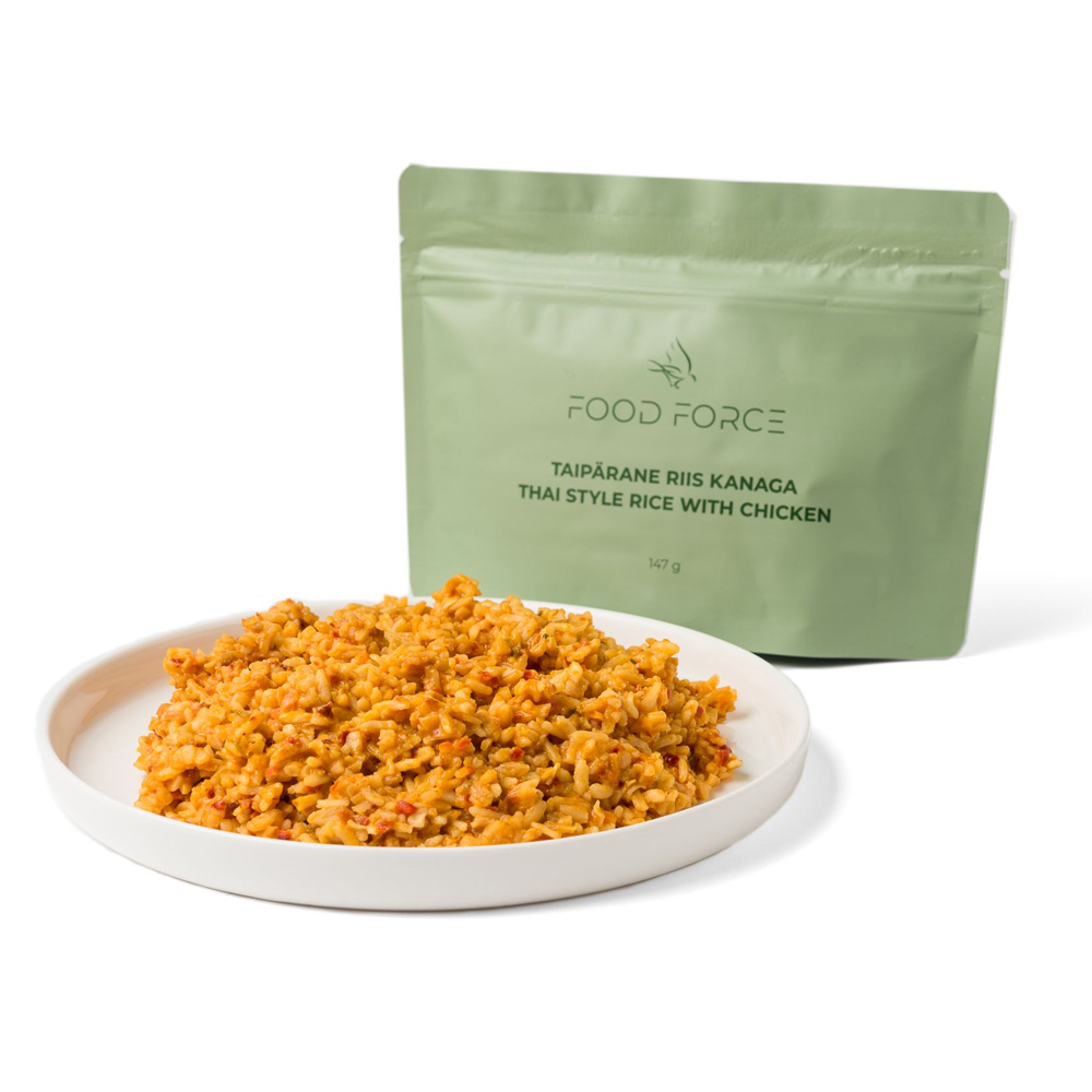 Food Force | Thai Style Rice with Chicken | Frystorkad mat | 147g