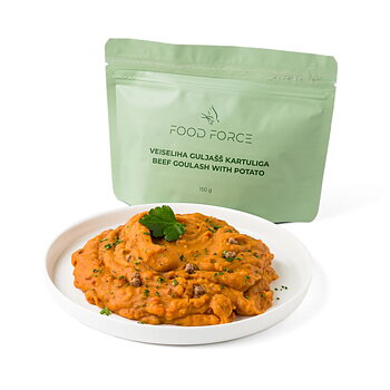 Food Force | Beef goulash with Potato | Frystorkad mat | 150g