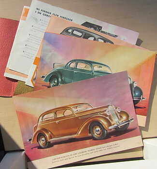 1936 Plymouth PJ Broschyr svensk