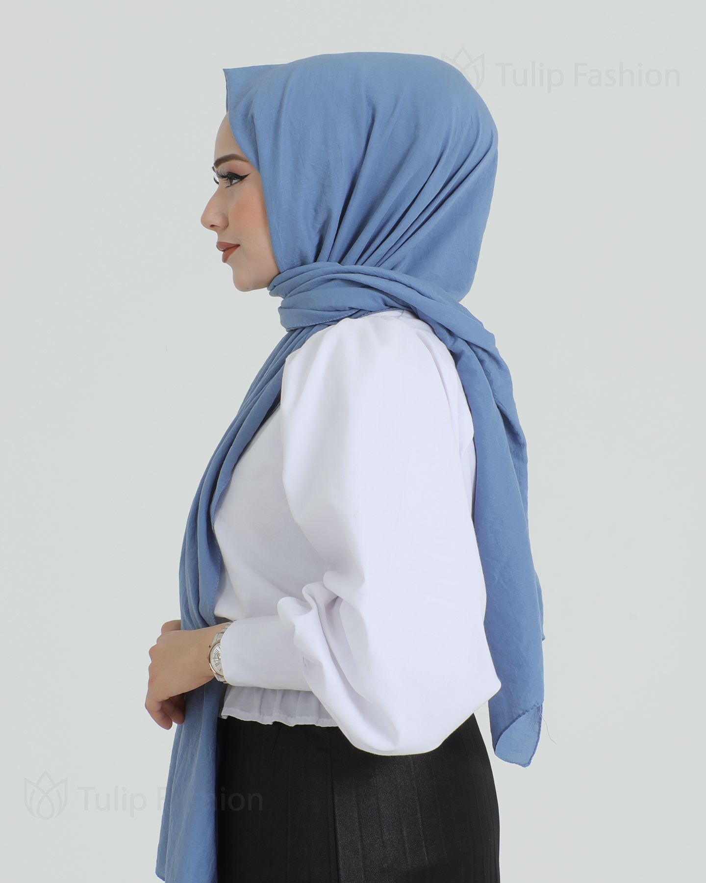 Hijab - Woven - Ocean Blue - 2