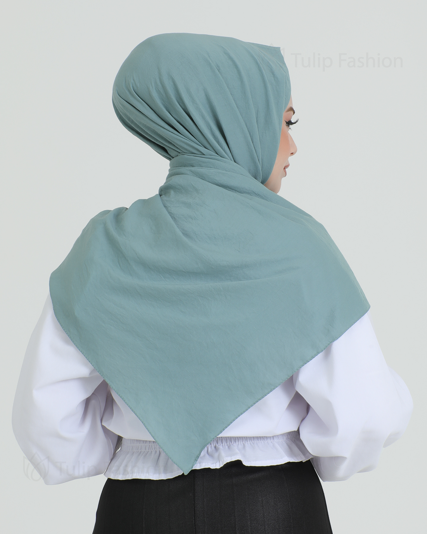 Hijab - Woven - Pistachio green - 3