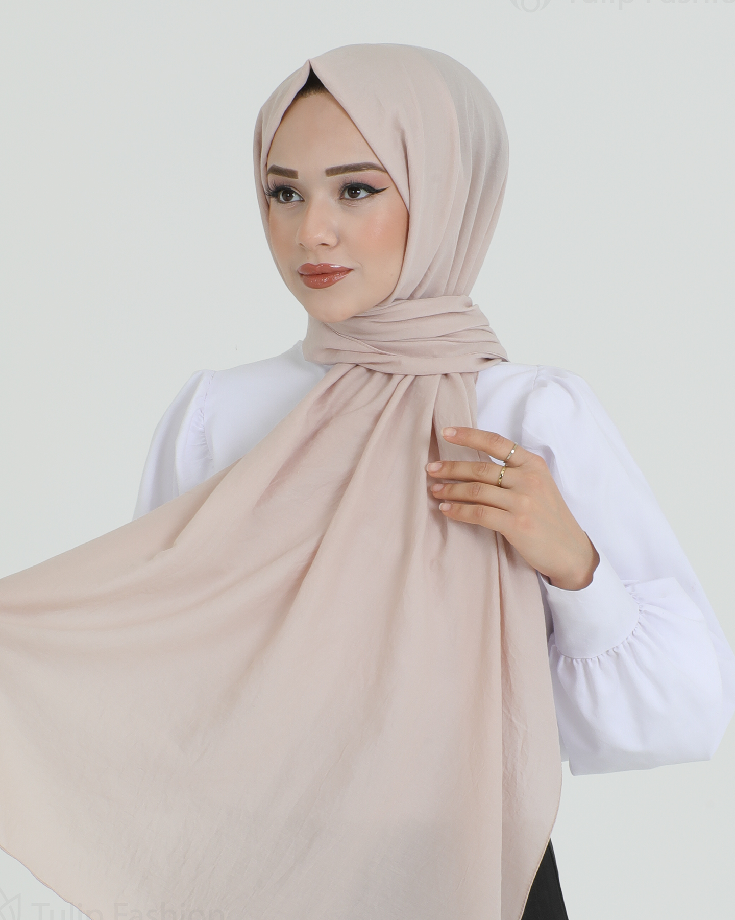 Hijab - Woven - Beige
