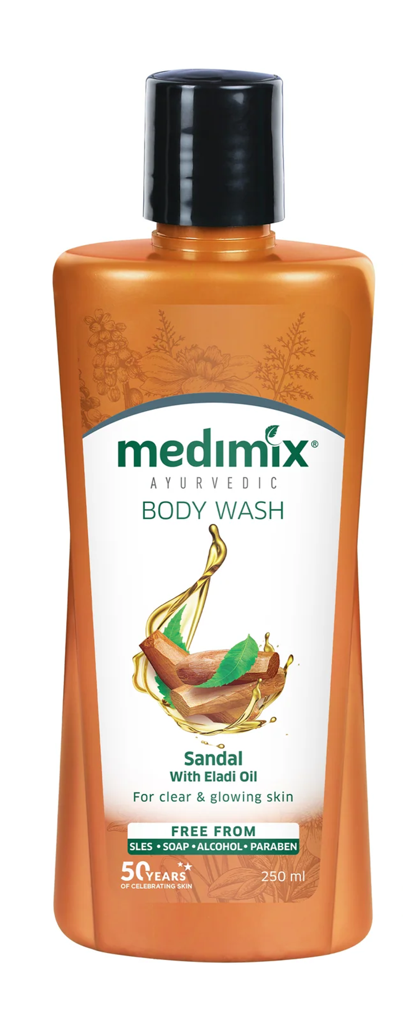 Medimix Bodywash Sandal and Eladi Oil, flytande tvål 250 ml