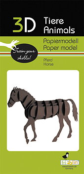 3D-pappersmodell, Häst