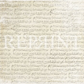 R 0323 Music &  Roses Collection -Music Sheet