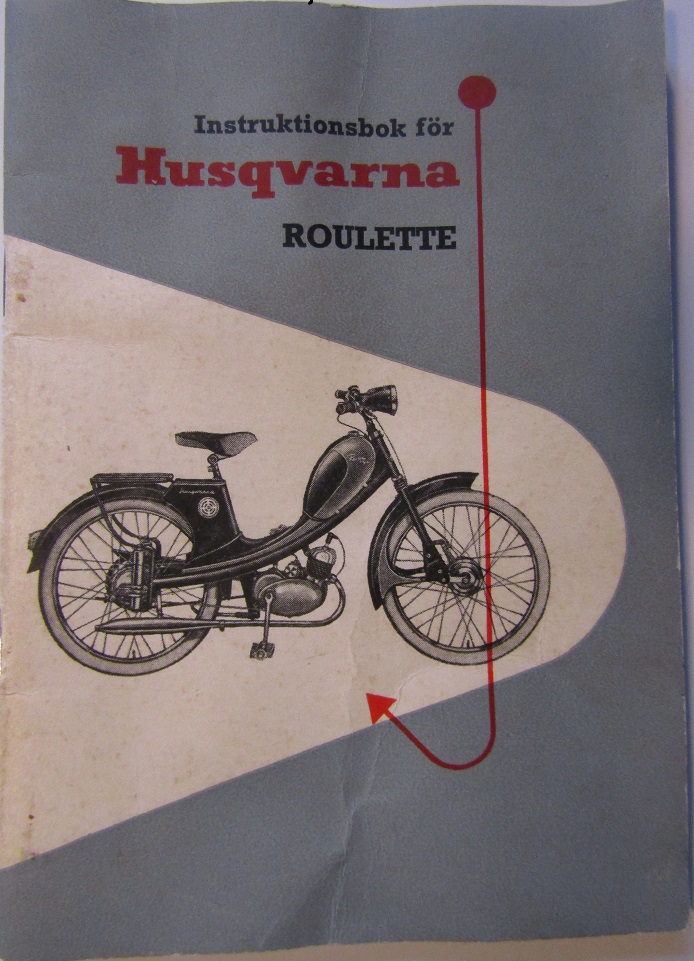 1958 Husqvarna Roulette Instruktionsbok svensk 9-57