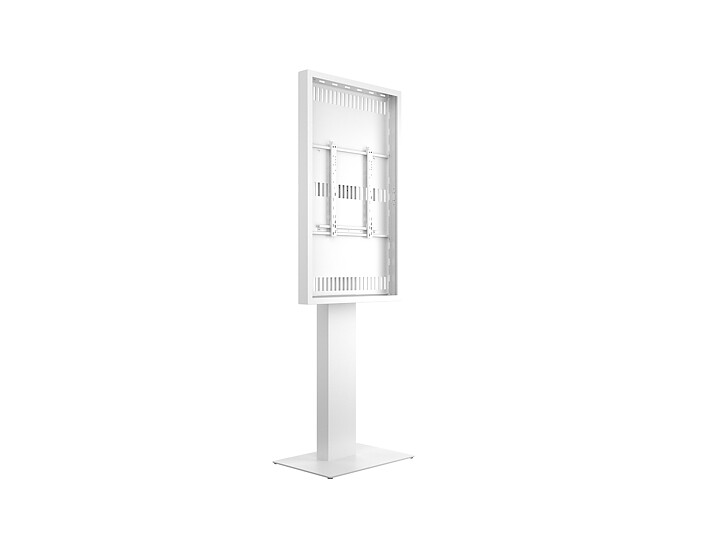 M Pro Series Enclosure 55" Kiosk White