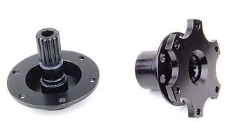Quick release / Snap-Off Rattnav - Svart  