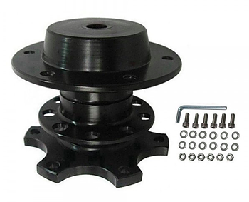 Quick release / Snap-Off Rattnav - Svart  