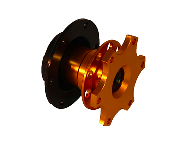 Quick release / Snap-Off Rattnav - Guld/Svart