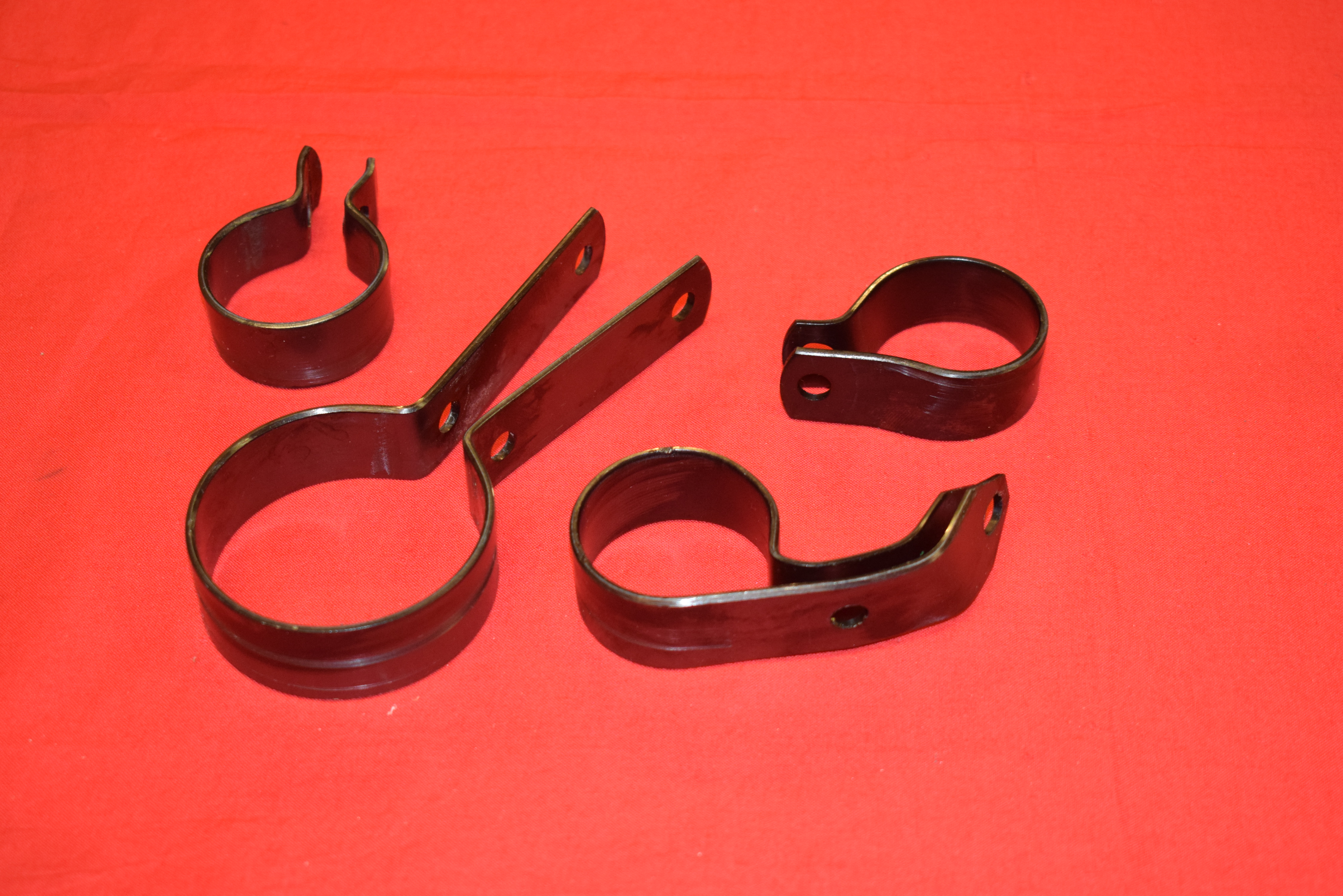 Exhaust Clamp Set HD 45" 1937-52 Black
