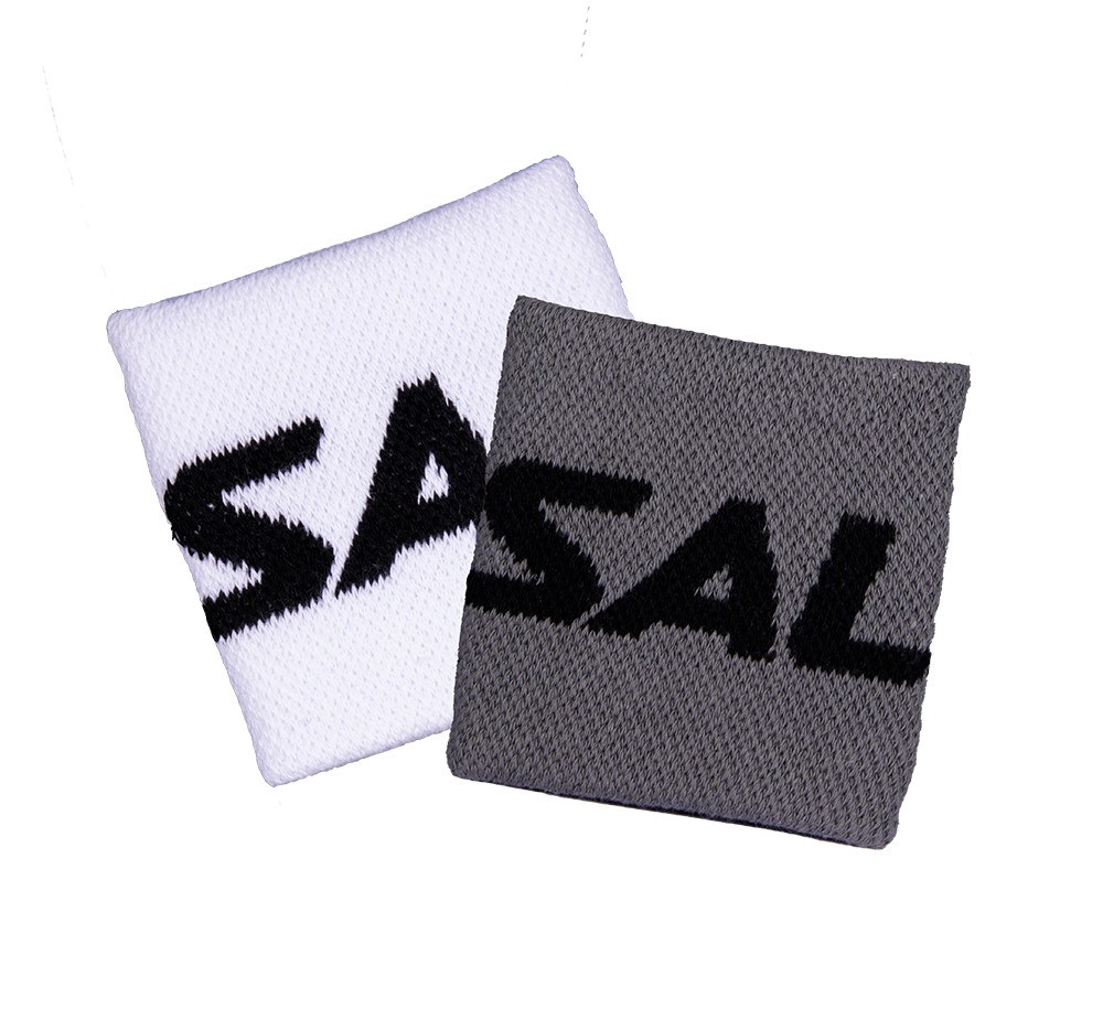 Salming Wristband Short 2-pack white/grey