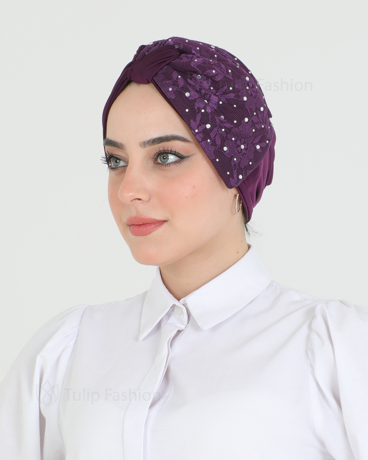 Turban - Tori - Mörklila