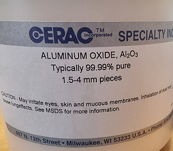 Aluminimoxid Al2O3 99,99% 1,5-4 mm 1 kg