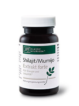 Shilajit Mumijo Extrakt forte (Kapseln) Classic ayurveda 36 g (ca. 60 Kapseln) med kvalitetskontroll