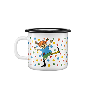 Emaljmugg Pippi Hoppsansa 2,5 dl