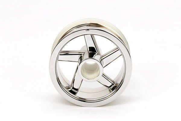 TAMIYA 54823 T3-01 Front Wheel (Chrome Plated)
