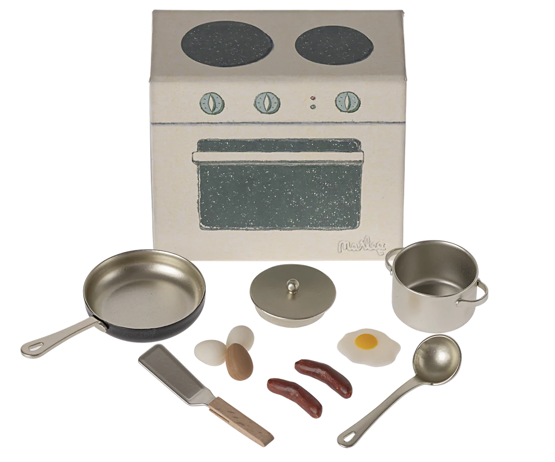 Maileg - Cooking set, Mouse - 2
