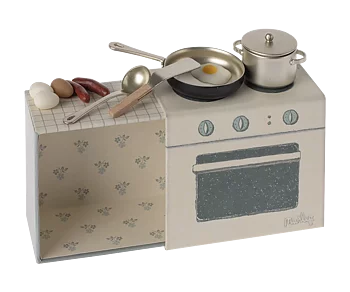 Maileg - Cooking set, Mouse