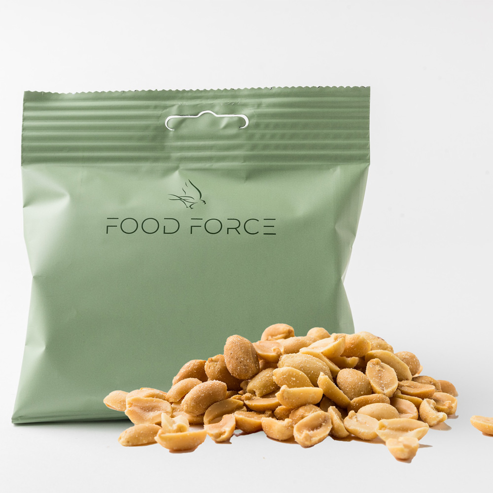 Food Force Geröstete und gesalzene Erdnüsse | 50g - The General Prepper