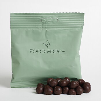 Food Force | Erdbeere in Zartbitterschokolade | 50g | 50g