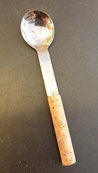 Coffee spoon cork handle