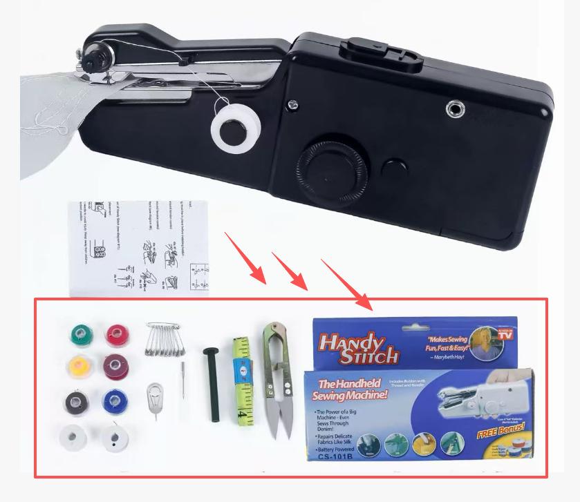 Handy Stich - håndsymaskine Sort - 3