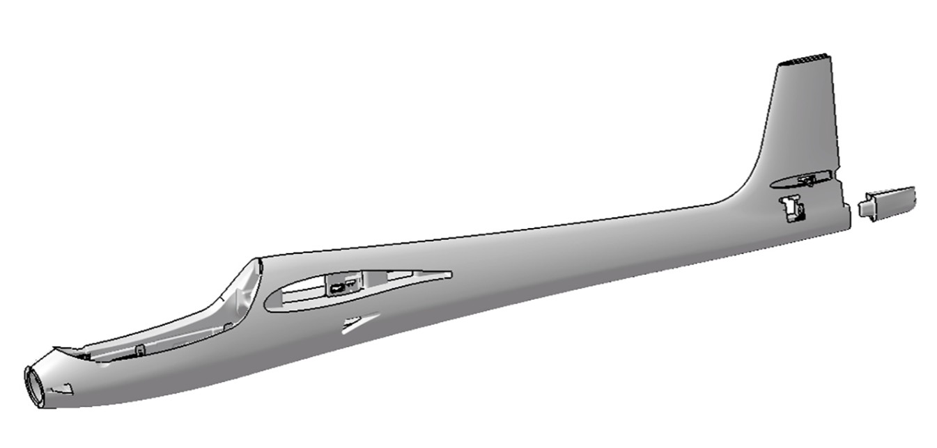 Multiplex Fuselage ready built (w/o rc and decal)