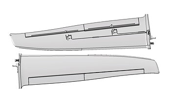 Multiplex Wingset FUNRAY w/o rc and decal