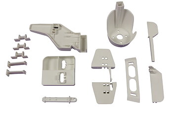 Multiplex Plastic parts for fuselage +elev. FUNRAY