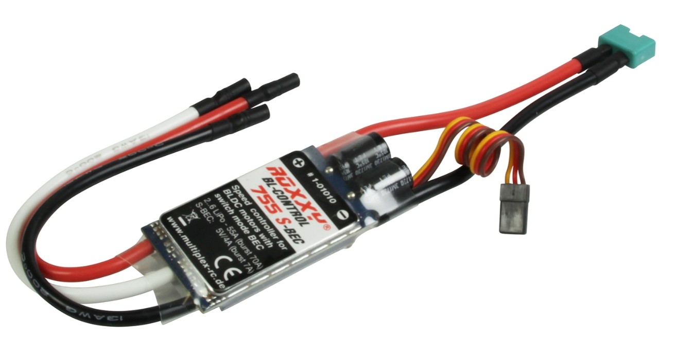 Multiplex ROXXY BL-Control 755 S-BEC FunJet 2 longer leads - 2