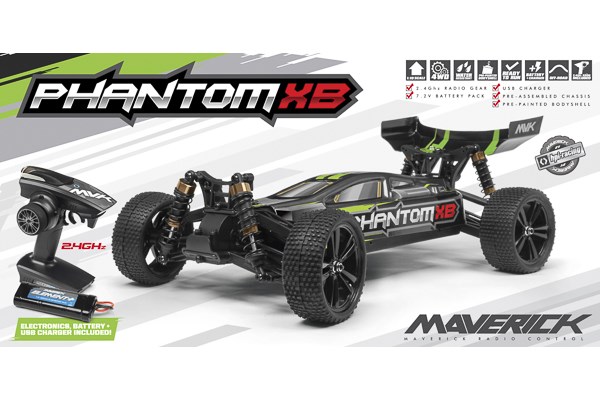Maverick RC MV150075 Phantom XB 1:10 Buggy 4WD RTR - 4