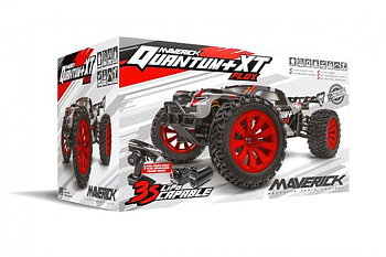 Maverick RC MV150301 Quantum+ XT Flux 3S 1/10 4WD Stadium Truck - Red