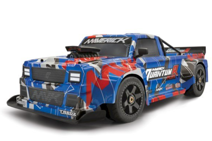 Maverick RC MV150318 QuantumR Race Truck Body (Blue/Red)