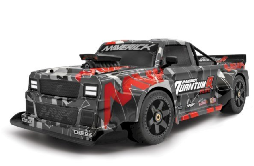 Maverick RC MV150319 QuantumR Race Truck Body (Black/Red)