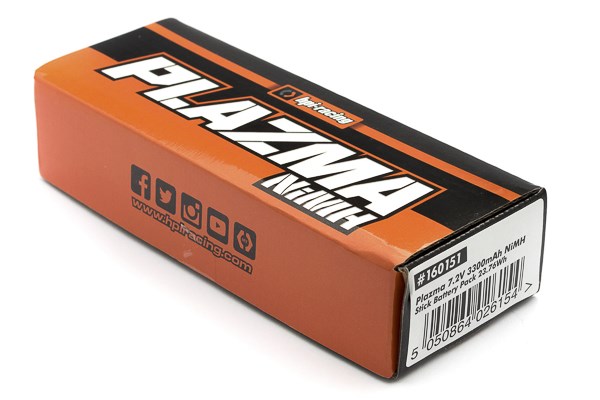 HPI HP160151 Plazma 7.2V 3300mAh NiMH Stick Battery Pack - 2