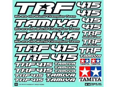 Tamyia 51036 TRF-415 DECALS