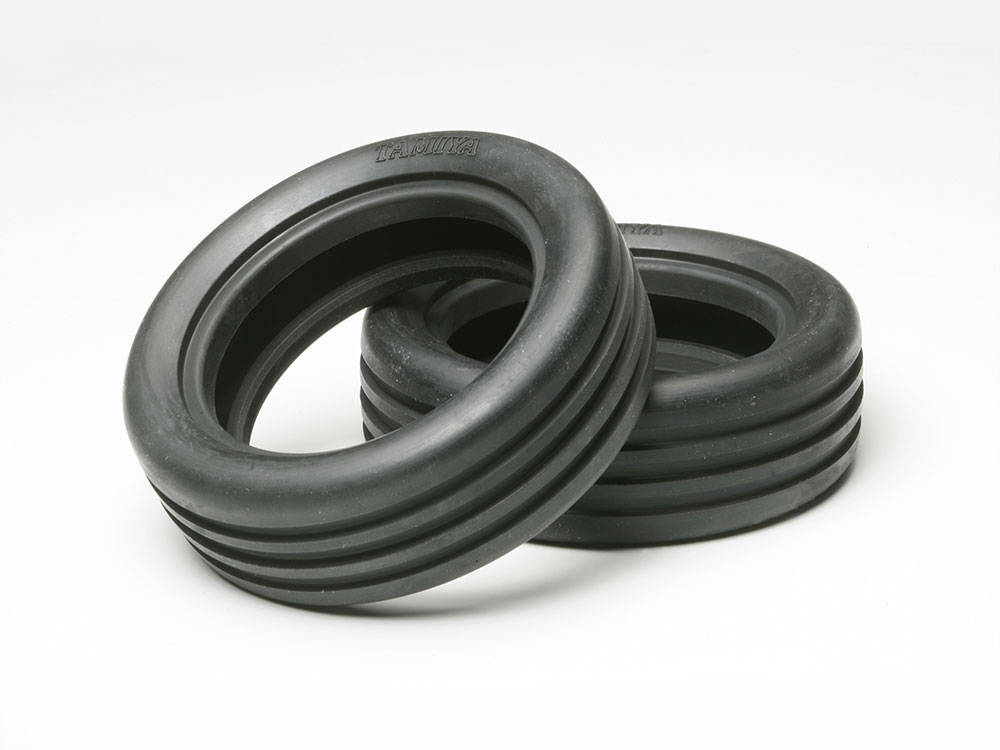 Tamyia 51207 2WD OFF-ROAD WIDE GROOVED FRONT TIRES (60/19)