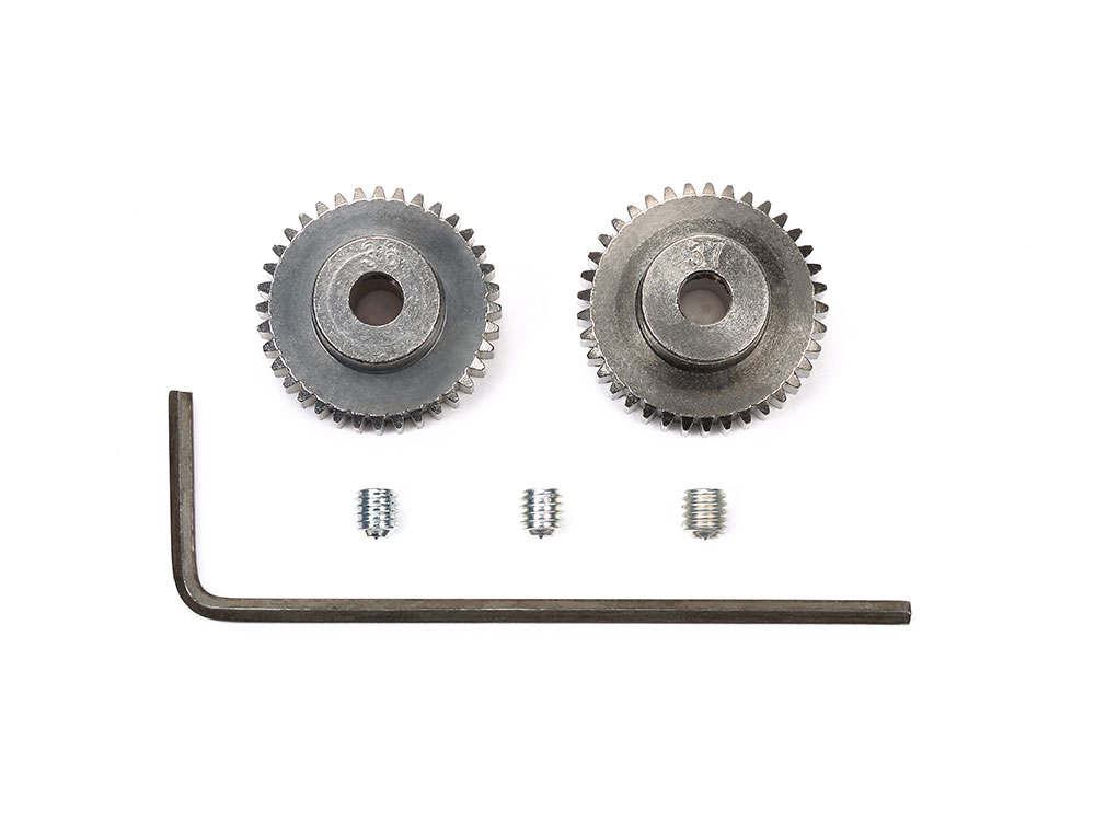 Tamyia 53406 ALU PINION GEAR 36/37 0.4