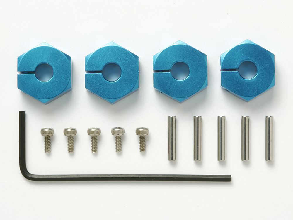 Tamyia 53823 WHEEL HUB CLAMP TYPE ALU 5mm