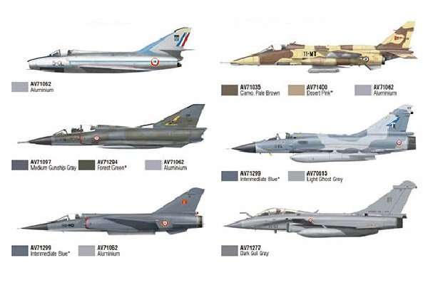 Vallejo 71627 Armée de l´Air Colors Post WWII to present - 3