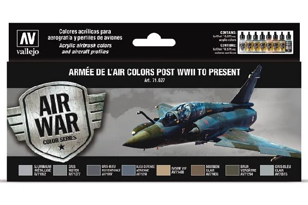 Vallejo 71627 Armée de l´Air Colors Post WWII to present