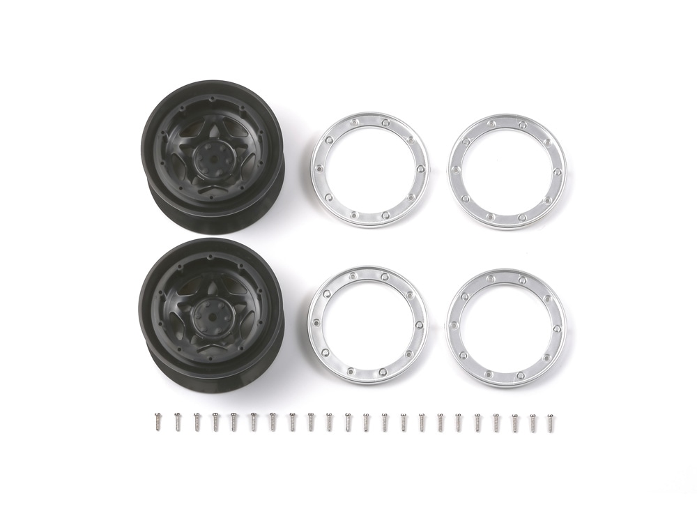 TAMIYA 54116 CR-01 Pentagram wheel 4stk off