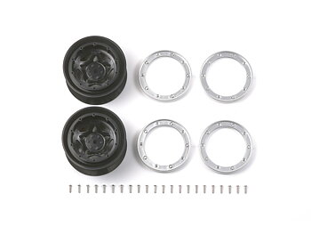 TAMIYA 54116 CR-01 Pentagram wheel 4stk off