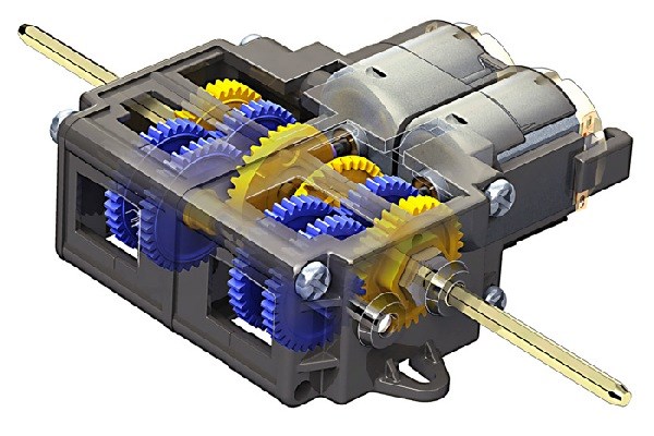 TAMIYA 70168 Double Gear Box (4-Speed)