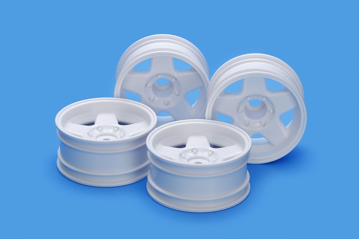 TAMIYA The Hornet 1-Piece Large Diameter Wheels (F&R) 22077