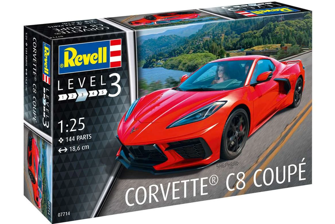 Revell 7714 Corvette C8 Coupé 1:24 - 2