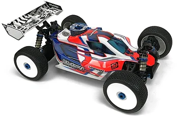 Bittydesign Body VISION 1/8 Buggy AE RC8B3.1 Nitro (Clear) Pre-Cut