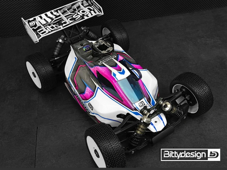 Bittydesign Body VISION 1/8 Buggy Mugen MBX8 (Clear) Pre-Cut - 5
